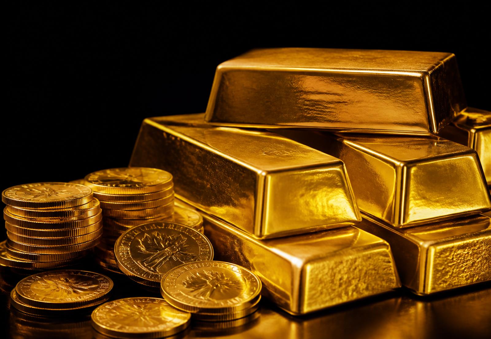 Lingots et pièces d'or